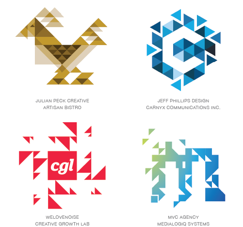 trixelate logo design trends 2015